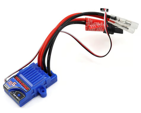 Control electrónico de velocidad XL-5, resistente al agua (versión terrestre, detección de bajo voltaje, avance/retroceso/freno)